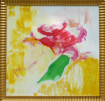 Bild 17 - Ewiger Sommmer I - Acryl auf Leinwand mit Goldrahmen | 100 x 100 cm