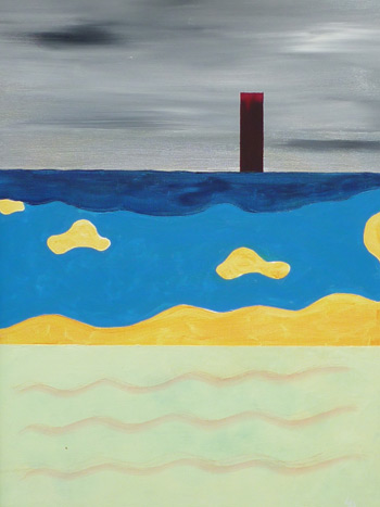 Am Fluss - Acryl auf Leinwand | 80 x 60 cm