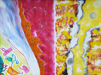 Sommer09 - Acryl auf Leinwand | 90 x 120 cm