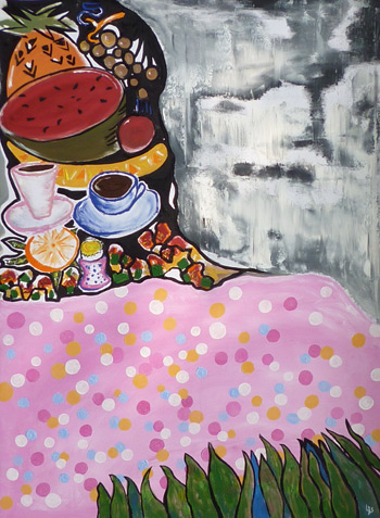 Nach der Nacht - Acryl auf Leinwand | 120 x 90 cm