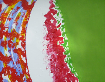 bergnge - Acryl auf Leinwand | 80 x 100 cm