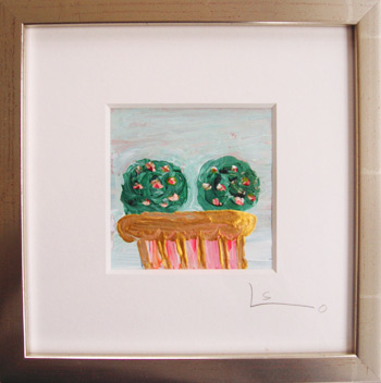 Bild 30 - Acryl auf Papier mit Rahmen | 22,5 x 22,5cm